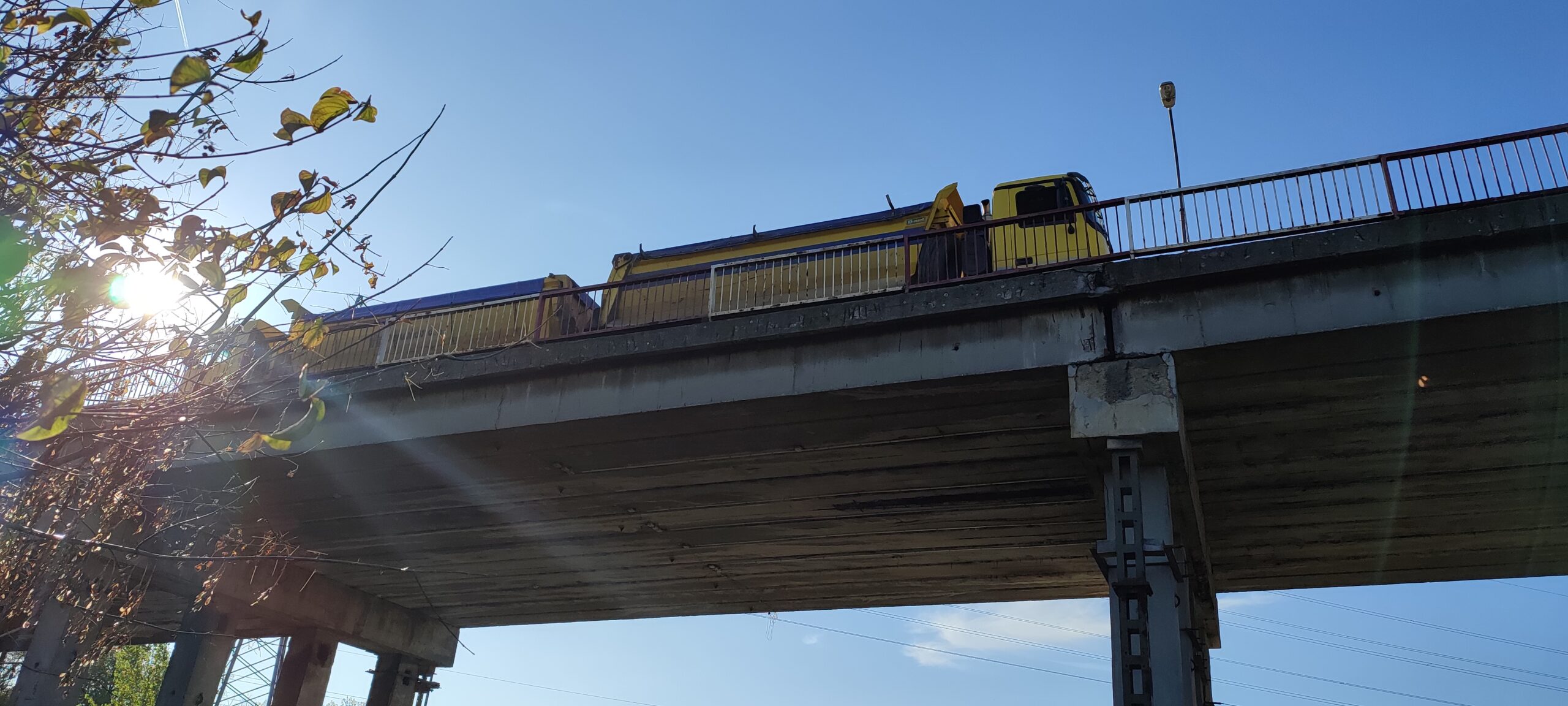 Static load test on the Bojnická bridge